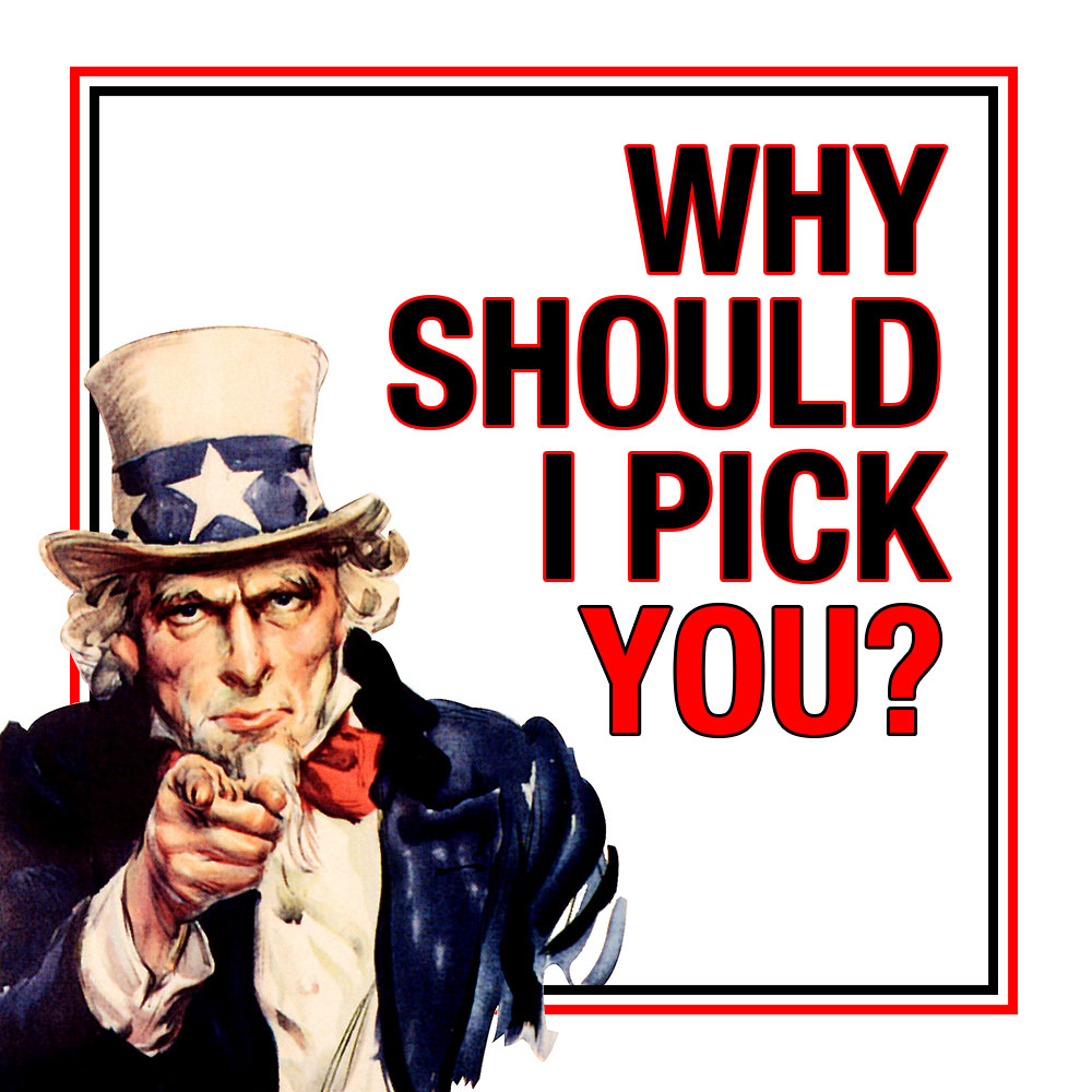 Why should I pick you? nuschool