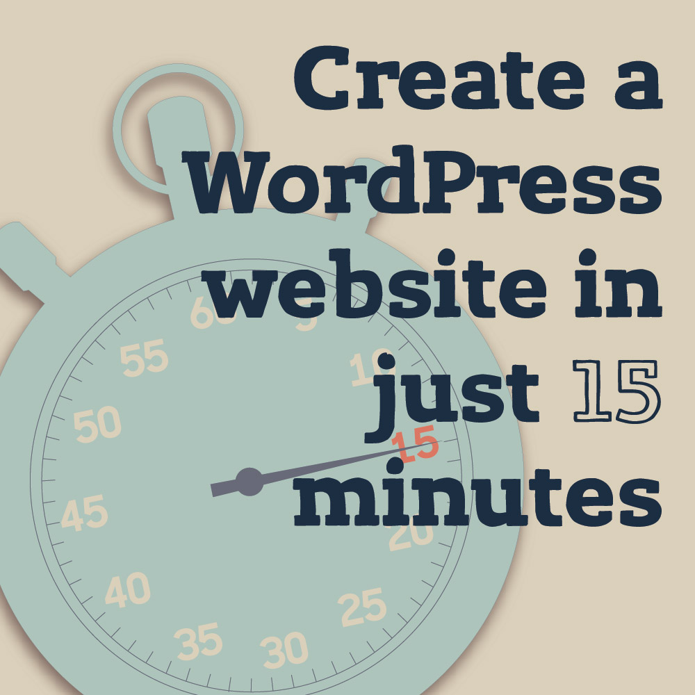 create a wordpress website in 15 minutes nuschool
