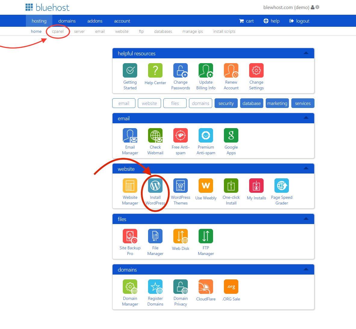 guide to create website nuschool