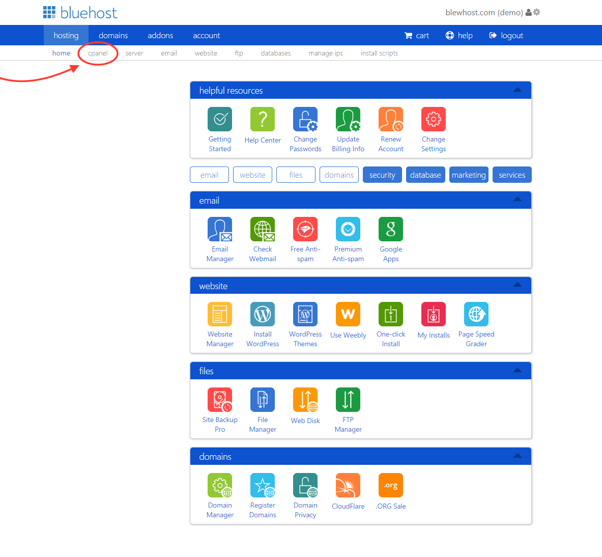 create wordpress website nuschool